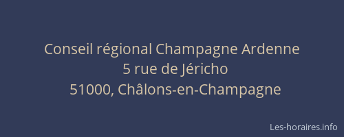 Conseil régional Champagne Ardenne