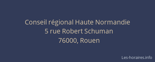 Conseil régional Haute Normandie