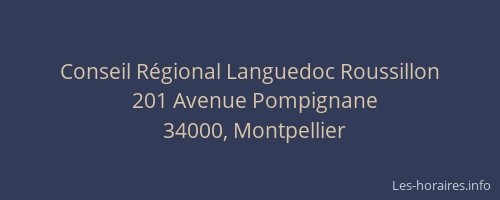 Conseil Régional Languedoc Roussillon