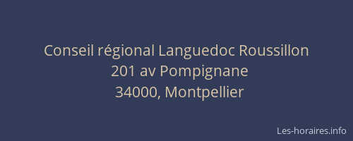 Conseil régional Languedoc Roussillon