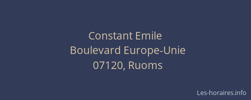 Constant Emile
