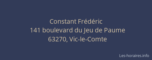 Constant Frédéric