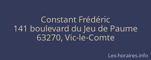 Constant Frédéric
