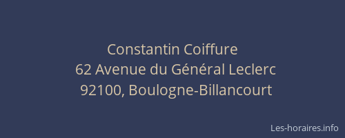 Constantin Coiffure