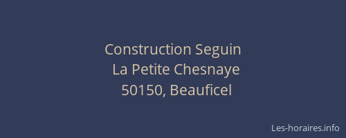 Construction Seguin