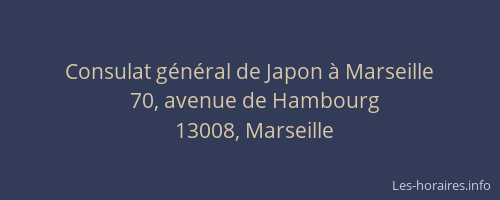 Consulat général de Japon à Marseille