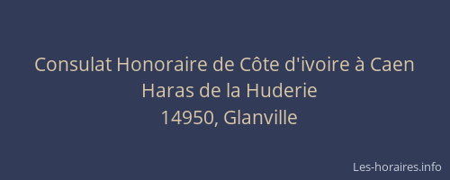 Consulat Honoraire de Côte d'ivoire à Caen