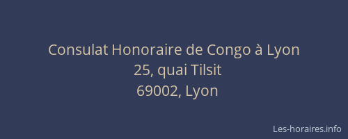 Consulat Honoraire de Congo à Lyon