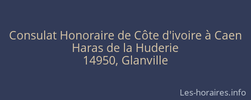 Consulat Honoraire de Côte d'ivoire à Caen
