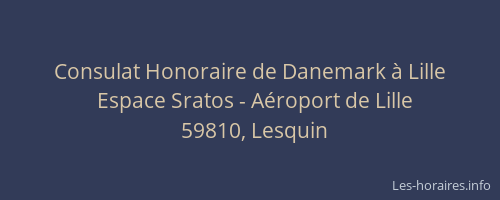 Consulat Honoraire de Danemark à Lille
