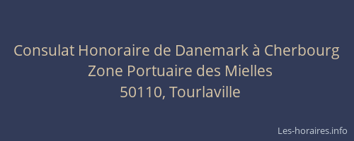 Consulat Honoraire de Danemark &agrave; Cherbourg