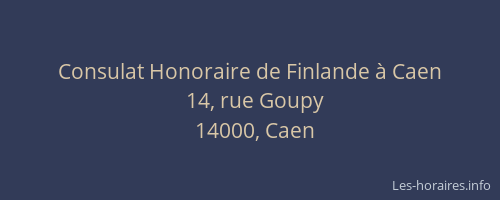Consulat Honoraire de Finlande à Caen