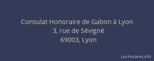 Consulat Honoraire de Gabon à Lyon