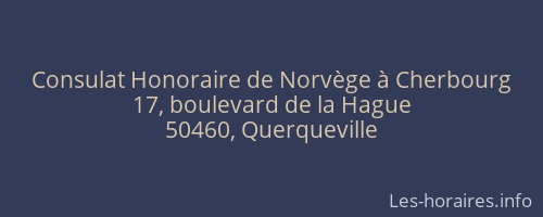 Consulat Honoraire de Norvège à Cherbourg