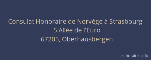 Consulat Honoraire de Norvège à Strasbourg
