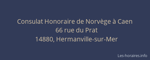 Consulat Honoraire de Norv&egrave;ge &agrave; Caen