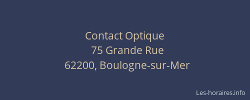 Contact Optique