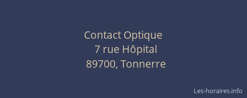 Contact Optique
