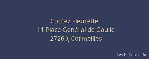 Contez Fleurette