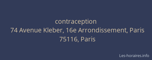 contraception
