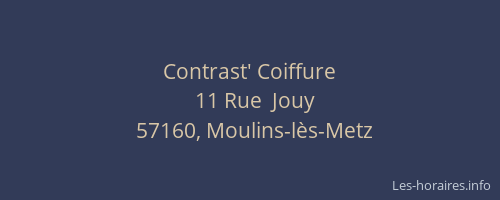 Contrast' Coiffure