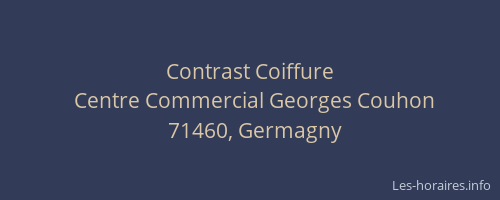 Contrast Coiffure