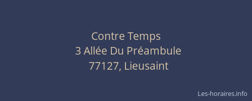 Contre Temps