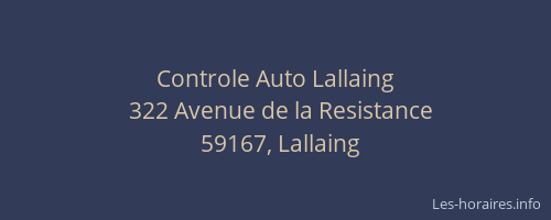 Controle Auto Lallaing