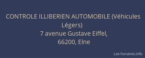 CONTROLE ILLIBERIEN AUTOMOBILE (V&eacute;hicules L&eacute;gers)