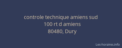 controle technique amiens sud