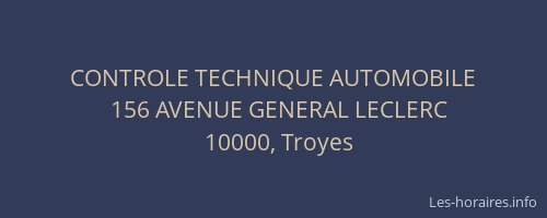 CONTROLE TECHNIQUE AUTOMOBILE