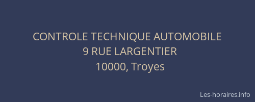 CONTROLE TECHNIQUE AUTOMOBILE