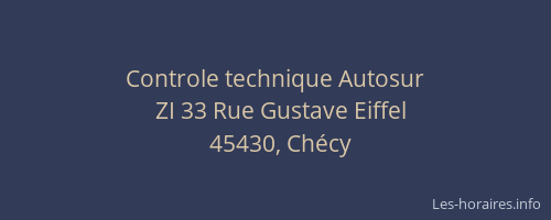 Controle technique Autosur