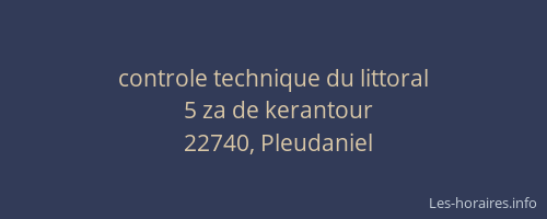 controle technique du littoral