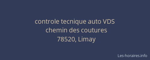 controle tecnique auto VDS