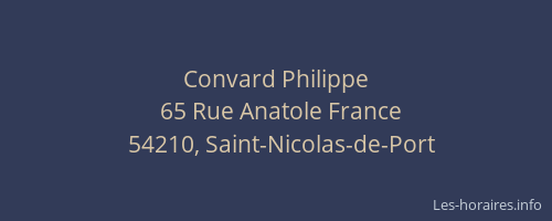 Convard Philippe