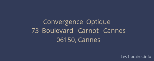 Convergence  Optique