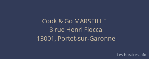 Cook & Go MARSEILLE