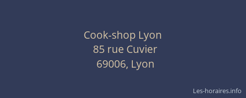 Cook-shop Lyon