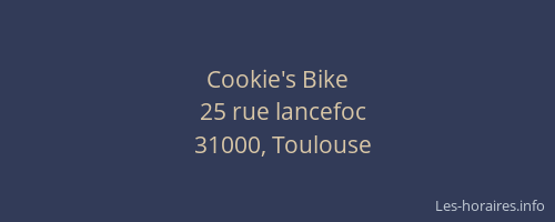 Cookie's Bike