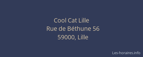 Cool Cat Lille