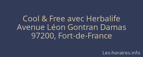 Cool & Free avec Herbalife