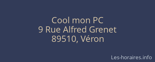 Cool mon PC