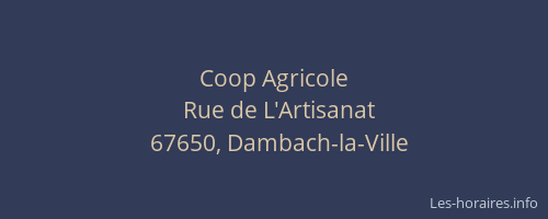 Coop Agricole