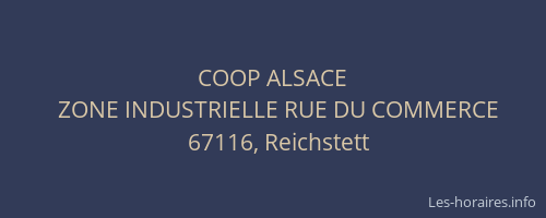 COOP ALSACE