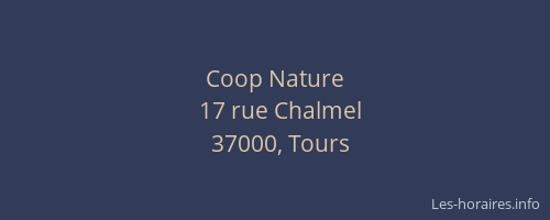 Coop Nature