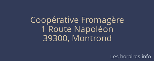 Coopérative Fromagère