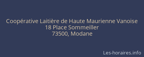 Coopérative Laitière de Haute Maurienne Vanoise