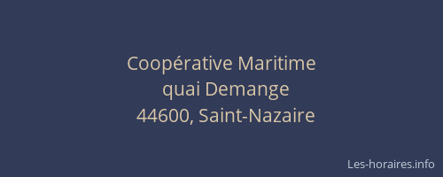 Coopérative Maritime