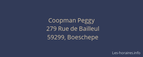 Coopman Peggy